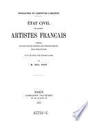 État civil de quelques artistes français