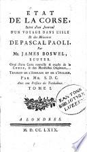 Etat de la Corse