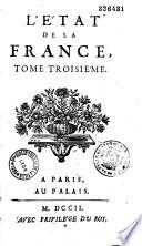 Etat de la France, contenant tous les princes, ducs et pairs... [par L. Trabouillet]