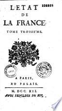 Etat de la France, contenant tous les princes, ducs et pairs... par Louis Trabouillet
