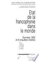 Etat de la francophonie dans le monde