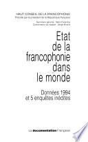 Etat de la francophonie dans le monde