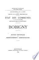 État des communes à la fin du XIXe siècle: Bobigny