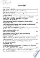 État des lieux de la recherche sur le Canada en France (1976-2001)