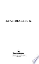Etat des lieux