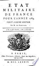 État militaire de France, pour l'année 1758-93 ...