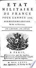 État militaire de France, pour l'année 1758-93 ...