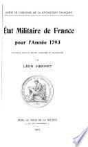 État militaire de France pour l'année 1793