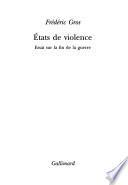 Etats de violence