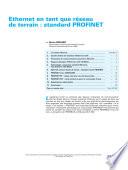 Ethernet en Tant que Reseau de Terrain: Standard Profinet