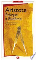Ethique à Eudème, édition bilingue
