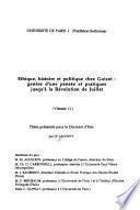 Ethique, histoire et politique chez Guizot