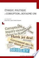 Éthique, politique et corruption au Royaume-Uni