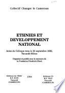 Ethnies Et Développement National