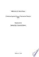 Ethnographica Et Folkloristica Carpathica