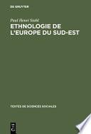 Ethnologie de l'europe du sud-est