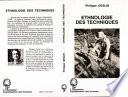 Ethnologie des techniques