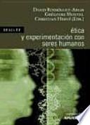 Livre Ética y experimentación con seres humanos