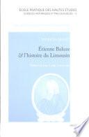Étienne Baluze & l'histoire du Limousin