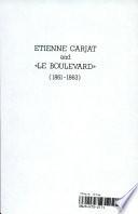 Etienne Carjat and Le Boulevard (1861-1863)