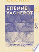 Etienne Vacherot 1809-1897