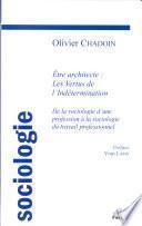 Être architecte