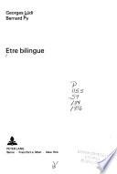 Etre bilingue