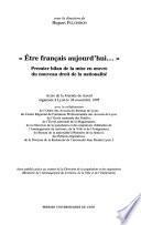 Etre français aujourd'hui--