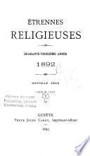 Étrennes religieuses