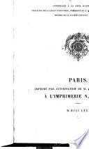 Étude botanique sur la Kabylie du Jurjura