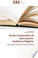 Etude comparative de deux parlers berbères d'Algérie