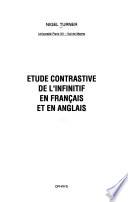 Etude contrastive de l'infinitif en français et en anglais
