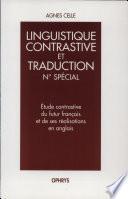 Etude contrastive du futur français et de ses réalisations en anglais