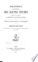Étude critique sur le texte de la vie latine de Sainte-Geneviève de Paris