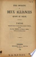 Etude des deux alliances quant au salut