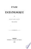 Étude eschatologique