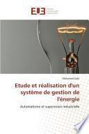 Etude Et Realisation D'Un Systeme de Gestion de L'Energie