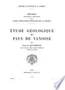 Étude géologique du pays de Vanoise