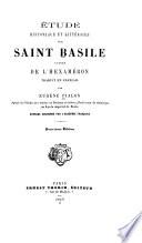 Étude historique et littérataire sur Saint Basile, suivie de l'Hexaméron traduit en français