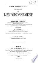 Étude médico-légale et clinique sur l'empoisonnement