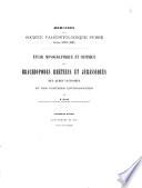 Etude monographique et critique des Brachiopodes rhétiens et jurassiques des Alpes vaudoises et des contrées environnantes