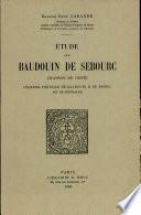 Étude sur Baudouin de Sebourc