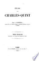 Etude sur Charles-Quint