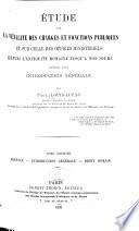Étude sur la vénalité des charges