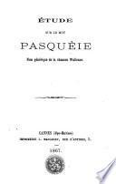 Étude sur le mot Pasquèie