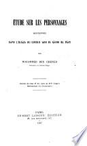 Étude sur les personnages mentionnes dans l'Idjaza du Cheikh Abd el-Qâdir el-Fâsy