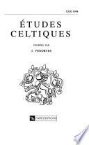 Etudes celtiques