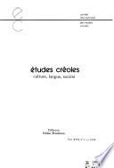 Etudes créoles