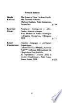 Études créoles