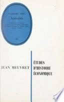 Études d'histoire économique